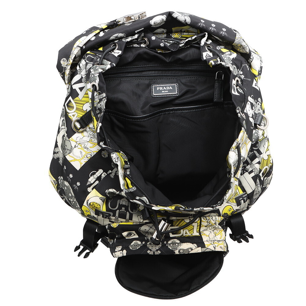 Prada Comic Monkey Backpack Black Bag - image 5